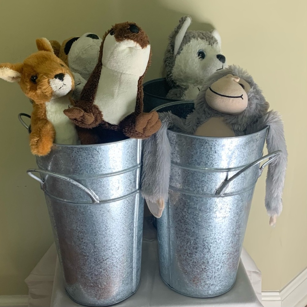 Galvanized Tin Bucket qty.4